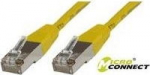 MicroConnect F/UTP CAT6 15m Yellow PVC, Outer Shield : Foil screening