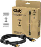 Club3D Displayport 2.1 Vesa Dp80, Certified Cable 8K240Hz
