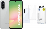 Smartfon Samsung Galaxy A56 5G 8/256GB Szary (SM-A566BZACEUE) + Case Clear Case