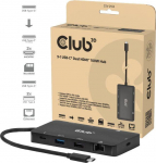 Club3D USB-C 9in1-HUB >2xHDMI/2xUSB/USB-C/LAN 4K60Hz PD100W retail