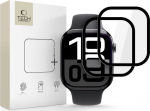 4kom.pl GLASS HYBRID TECH-PROTECT GLASS FLEX+ 2-PACK APPLE WATCH 10 (46 MM) BLACK