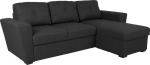 Corner sofa bed WHITBY dark grey