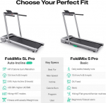 Treadmill Urevo FoldiMix 5 Pro silver