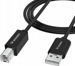 Kabel Wozinsky WKDDY4S USB-B - USB-A 480Mb/s 1m - czarny