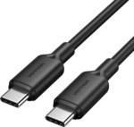 CABLE USB-C TO USB-C/2M BLACK TRCBH VENTION