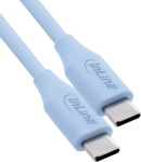 Kabel USB InLine Usb 2.0 fast charger 100W candy/niebieski 2m