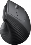 Wireless vertical mouse Ugreen M571, 2.4G, 4000 DPI, 1x AA (czarna)