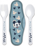 Stor Disney: Mickey Mouse Full Of Smiles - Toddler 2 Pcs PP Traveling Spoons (10466)