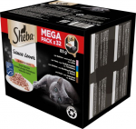 SHEBA Sauce Lover Duck, Chicken, Salmon, Tuna &ndash; wet cat food &ndash; 32 x 85g