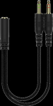 Deltaco Headset Gaming Protein leather,3.5-mm connector black