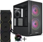 Lian Li LANCOOL 216 PC Case Bundle + HYDROSHIFT II LCD-C 360TL AiO - black