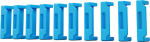 Lindy Set HDMI port blocker - Blau (Packung