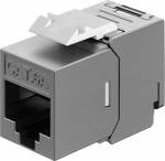 Wentronic Keystone Module RJ45 CAT 6A, STP, Slim & Short, Ea