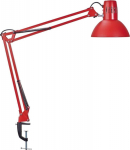 MAUL LED-MAULstudy clamp table lamp E27, rot