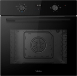 Midea MBO65M80D2-BK Oven, Built-in, Electric, Width 59.5 cm, Touch Display, Black | Midea