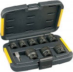Dewalt Impact socket set 6-angular 1/2'' 10-27mm 9szt. (DT7507-QZ)