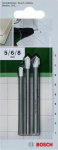 BOS Wiertło Bosch Tile drill 3-piece Bosch 2609255588