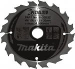 Makita B-33532 SPECIALIZED Saw Blade 136x20x16Z