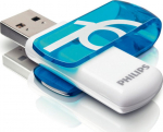 Philips USB 2.0 16GB Vivid Edition Ocean Blue