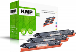 KMP MULTIPACK H-T149CMY - 3er-Pack - Gelb, Cyan, Magenta - compatible - Toner cartridge (Alternative zu: HP 126A)