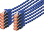 DIGITUS CAT 6 S/FTP Patchkabel, 10 St&uuml;ck, 2m, blue