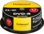 1x25 Intenso DVD-R 4.7GB 16x Speed, Cakebox