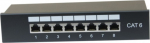 DEXLAN 754720 - RJ-45 - Rack mounting - 1U - Schwarz - Metall - 210 mm