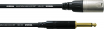 Cordial CCM 7.5 MP - XLR (3-pin) - Male - 6.35mm - Male - 7.5 m - Schwarz