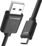 Cable USB Unitek USB-A - microUSB 0.5 m Czarny (Y-C454GBK)