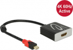 Delock Adapter mini Displayport 1.2 male > HDMI female 4K 60 Hz Active
