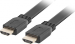 Lanberg Kabel HDMI-HDMI M/M v2.0 5m black flat