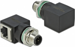 Delock Network adapter - M12 (4-pole) (M)
