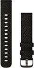 Garmin Quick Release - replacement wristband, woven nylon, black, 20 mm