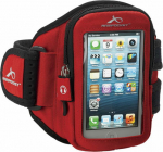 Spordikott k&auml;ele, i-35, Apple iPhone 12 mini / 13 mini / 6 / 7 / 8 / SE (2020/2022), M suurusega rihm, punane, Armpocket