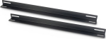 Inter-Tech L-Brackets - Rack Bracket - Schwarz - 1U - 48.3 cm (19")