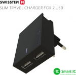 Swissten Premium Travel Charger 2x USB 3А / 15W