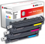 AgfaPhoto 3er-Pack - Gelb, Cyan, Magenta - compatible - Toner cartridge (Alternative zu: HP CF253XM, HP CF401X, HP CF402X, HP CF403X)
