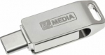 USB-m&auml;lupulk MyMedia 128GB USB3.2 Gen1 MyDual USB-C metal 2-in-1, SuperSpeed 5Gbps