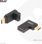 Club3D Adapter USB 3.2 Typ C <> USB 3.2 Typ C gewinkelt St/B retail