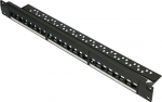 Extralink 24 Port UTP Patch Panel, Modular, 24 Ports