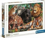 Clementoni Clementoni Puzzle 500el Wild cats 35126