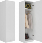 Topeshop MALWA wardrobe SD-50 White