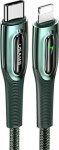 Kabel USB Usams USB-C - Lightning 1.2 m Zielony (Usa001059)