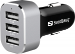SANDBERG Multi - Car power supply - 7.2 A - 3 Ausgabeanschlussstellen (USB)