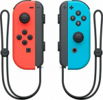 Nintendo Joy-Con Pair - a pair of gamepads, neon red and neon blue, Switch