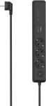 Hama 3 SCHUKO sockets, 1.4M, 2 USB-C, 1 USB-A, Power Delivery, 100W - Listwa zasilająca | HAMA | 3 jack | SCHUKO | 1.4m | Power Delivery | czarna | 100W