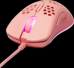 Deltaco Gaming Maus USB, RGB, pink
