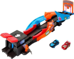 MATTEL Disney Pixar Cars Disney and Pixar Cars Glow Racers Launch & Criss-Cross Playset with 2 Glow-in-the-Dark Vehicles