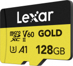 LEXAR MICROSDXC GOLD UHS-II/C10/A1/U3 R280/W100 (V60) 128GB