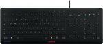 CHERRY STREAM PROTECT KEYBOARD, BLACK UK-ENGLISH LAYOUT